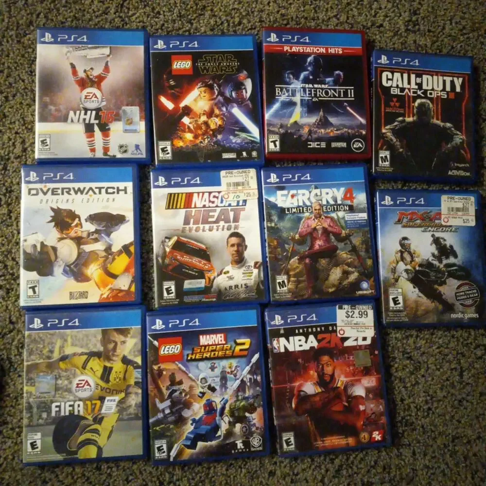 Playstaion 4 Console w Games